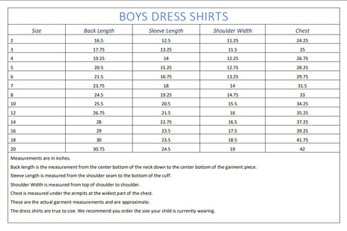 Rafael Big Boys Tie Long Sleeve Dress Shirt 8-20 - SophiasStyle.com